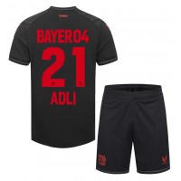 Bayer Leverkusen Amine Adli #21 Hemmatröja Barn 2023-24 Kortärmad (+ Korta byxor)